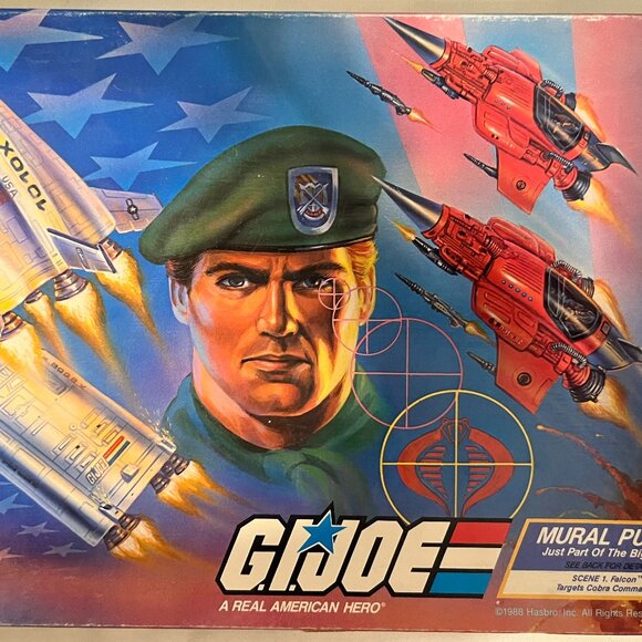 G.I.JOE PUZZLE BY MILTON BRADLEY COLLECTIBLE ITEM - Picture 1 of 9